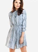 Плаття-сорочка коротке літнє жіноче Awama A281 L Сіре (5902360538283) - зображення 1