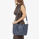 Сумка женская кожаная тоут средняя Regina Notte Tote 3763 Темно-синий - изображение 2