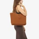 Сумка женская кожаная тоут средняя Regina Notte Tote 3763 Рыжий - изображение 2