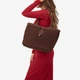 Сумка жіноча шкіряна тоут середня Regina Notte Tote 3763 Шоколад - зображення 2