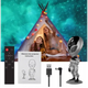 Лазерный ночник проектор звёздного неба Пришелец Инопланетянин TOPA Star Projector night light AlienSun с функцией повторения слов - изображение 7