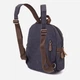Рюкзак мужской тканевый вмещает формат А4 Vintage leather-20600 Черный - изображение 3