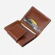 Картхолдер кожаный Grande Pelle leather-11411 Коричневая - изображение 5