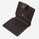 Портмоне кожаное Shvigel leather-16475 Коричневое - изображение 3