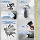 Мини-турбинный вентилятор Crossgun Jetfan, для чистки ноутбуков/ПК, клавиатур, автомобилей - изображение 9