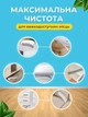 Швабра веник для уборки пола и труднодоступных мест гибкая ультратонкая телескопическая щетка с микрофиброй для сухой и мокрой уборки Gospo G-0100 - изображение 7