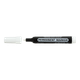 Маркер перманентний Buromax 1-4мм білий (BM.8705-12) - изображение 4