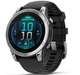Смарт-годинник Garmin Fenix E 47mm Stainless steel with Black silicone band (010-03025-00) - зображення 1