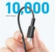 Кабель Anker 322 USB-C to Lightning - 1.8m Nylon Black (A81B6G11) - зображення 3