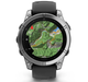 Смарт-годинник Garmin Fenix E 47mm Stainless steel with Black silicone band (010-03025-00) - зображення 3