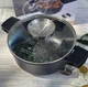 Каструля-казан з антипригарним мармуровим покриттям 6.5 л 28 см Edenberg EB-8120 Індукційний казан - зображення 3