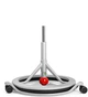 Стул седло для активного сидения Backapp Smart Palma Breathe, Silver Grey, Red ball, Wheels Silver Grey - изображение 3