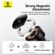 Автомобильный магнитный держатель Baseus MagPro Magnetic Wireless Charging |для телефона, с функцией беспроводной зарядки 15 Вт, надежная фиксация, легкая установка в вентиляционную решетку, вращение на 360 градусов| Черный - изображение 13