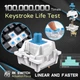 Механическая беспроводная клавиатура Royal Kludge RK61 60% с переключателями hotswap, Type-C, RGB подсветка, 61 клавиша, Синие светчие (раскладка UA - US, QWERTY) белый - изображение 6