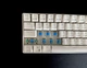 Механическая беспроводная клавиатура Royal Kludge RK61 60% с переключателями hotswap, Type-C, RGB подсветка, 61 клавиша, Синие светчие (раскладка UA - US, QWERTY) белый - изображение 13