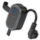 Сітковий фільтр Hoco NS6 1x220V+2хUSB+1хType-C 5V,2.4A 4000W 1.1М підовжувач для пристроїв Android Iphone Чорний - зображення 3
