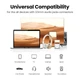 Кабель UGREEN AV112 3.5mm 90˚ to 3.5mm Gold Plated Metal Case with Braid 1m Blue (60179) - изображение 4