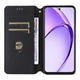 Чохол Deexe Rhombus Book для OPPO A3x / A3 / A40m - Black - зображення 2