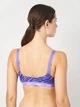 Бюстгальтер без косточек хлопковый Puma Women Printed Padded Top 1P 93859702 XS Сиреневый (8720245628488) - изображение 2