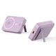 УМБ Power Bank з підставкою функцією Magsafe XO PR231 10000mAh purple - зображення 2