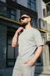 Чоловіча футболка Intruder базова оверсайз L-XL сіра - зображення 4