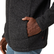 Куртка-шерпа демісезонна Free Country Hooded Sherpa Lined Sweater Fleece Jacket Color: Black Heather M - изображение 5