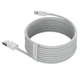 Кабель для Iphone на 1,5м. USB to Lightning Simple Wisdom Data Series 2,4A White, Baseus для зарядки та передачі даних (TZCALZJ-02) - зображення 2