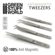 Пінцет GREEN STUFF WORLD Anti-Magnetic Tweezers - Setx4 - зображення 2