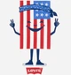 Детский летний комплект (футболка+шорты) для мальчика Levi's 645722082 80 см Синий/Белый (1159815642) - изображение 4