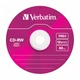 Диск CD Verbatim CD-RW 700Mb 12X SlimBox 5шт Color (43167) - зображення 3