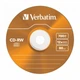 Диск CD Verbatim CD-RW 700Mb 12X SlimBox 5шт Color (43167) - зображення 4