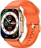 Смарт-годинник Imiki SF1 Gold Silicone Strap - зображення 1