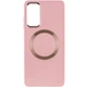 TPU чохол Bonbon Metal Style with MagSafe для Samsung Galaxy A15 4G/5G / M15 5G Рожевий / Light Pink - изображение 2