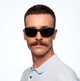 Очки антибликовые водителя антифара Polar Eagle Sport21 Polarized с жестким Чехлом Super black - изображение 5