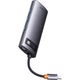 Хаб - док-станція Baseus WKWG030013 Metal Gleam Series 6-in-1 Type-C HUB Docking Station - зображення 2
