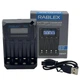 Зарядное устройство для аккумуляторов Rablex универсальная зарядка на 4 аккумулятора Ni-MH Ni-CD: AA/AAA - изображение 4
