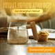 Стеклянная чашка блендер Sunroz Coffee stirring cup 400мл кружка мешалка - изображение 6