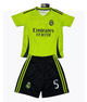 Форма футбольная детская Bellingham(Белінгхем) 5 REAL MADRID 2025, 24 размер, 10 лет, 130-135 см, салатовый - изображение 3