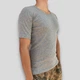 Мужская футболка базовая с широким горлом серая Namaldi 2XL (113-Grey-2XL) - изображение 2