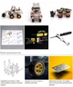 Металлический конструктор Бульдозер 1021 DIY 430 предметов - изображение 8