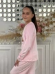 Дитяча велюрова тепла піжама для дівчинки AVRORA LAR456979 128 см Ніжно-рожева (ROZ6501099592) - зображення 5