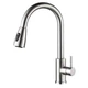 Смеситель-кран для кухни Kraft KF557 с выдвижной лейкой Chrome - изображение 2
