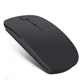 Беспроводная мышь тонкая GTM DPI-1200- 2.4G Mouse Wireless для ноутбука/компьютера, питание от батареек Черная - изображение 6