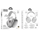 Навушники HOCO W35 Air Triumph BT headset Silver (6942007616348 ) - изображение 3