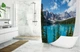 Штора в ванную комнату Rocky Mountains Tropichome 180x200 cм 3д преиум дизайн Турция - изображение 2