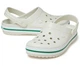 Кроксы Crocs Crocband 38 Светлый беж/ Зеленый 11016 - изображение 1