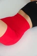 Спортивные женские велосипедки Hot с двойным пуш-ап эффектом и хорошей утяжкой для фитнеса, танцев, йоги Однотонные Push Up XS-S Красные (MS15000HS) - изображение 4