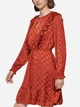 Платье короткое осеннее женское Tommy Hilfiger 613511261 2 Коричневое (1159815218) - изображение 3