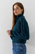 Кардиган однотонный женский Park karon 8386 One Size Зеленый - изображение 4