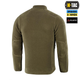 Тактична флісова кофта M-Tac Nord Fleece Polartec, розмір L, колір Dark Olive - изображение 4